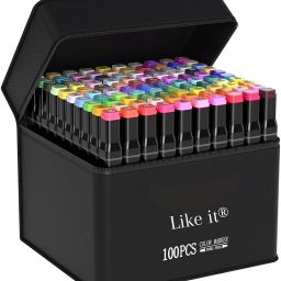 100 Sketching Dual Markers Fine and Chisel Tip for Manga Anime Drawing-17