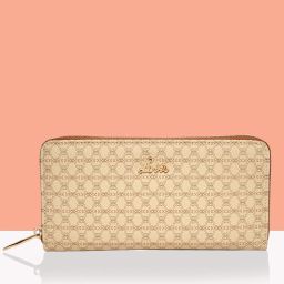 Women Casual Beige Artificial Leather Wallet-image-28