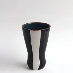 FREEDOM TREE Black & White Glass Shaped Ceramic Flower Vases-image-90