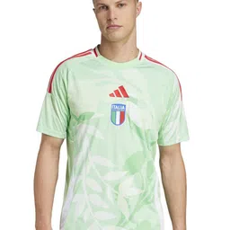 ADIDAS Italia FIGC Printed Crew Neck T-shirt-picture-21