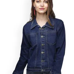 KASHIAN Women Denim Jacket-38