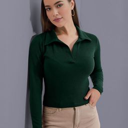 Dream Beauty Fashion Women Ribbed Long Sleeves Shirt Style Regular Top-picture-48