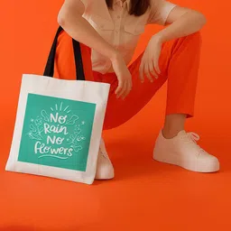 ARTBUG Unisex Typography Printed Shopper Tote Handbags-image-32