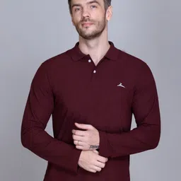 ZEFFIT Men Solid Polo Collar T-shirt-picture-20