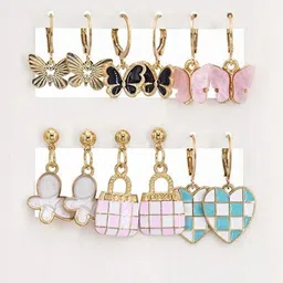 Tipsy closet Contemporary Hoop Earrings-18