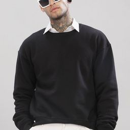 ADRO Men Long Sleeves Oversized Pullover Sweatshirt-image-28