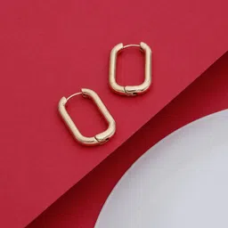 Stoln Gold-Plated Hoop Earrings-47