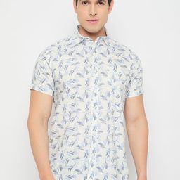 Duke Men Slim Fit Opaque Printed Casual Shirt-image-29