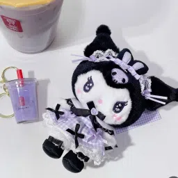 Kuromi plush keychain Key Chain-4