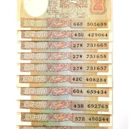 2 Rupee Paper Collective Memorial Token Currency-G Pack of 10 Ancient Coin Collection-image-56