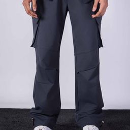 HOP HEAD Men Straight Fit Easy Wash Cotton Regular Trousers-image-66
