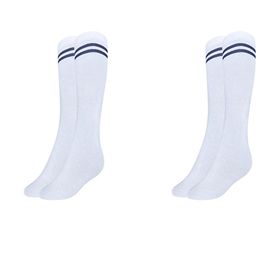 MUKHAKSH Unisex White Socks-image-81