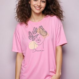 SMARTEES Women Printed Cotton T-shirt-image-12