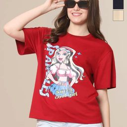 Mast & Harbour Women 3 Printed T-shirt-image-31
