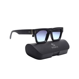 Eyejack Unisex Square Sunglasses with UV Protected Lens 98170CL1066-17