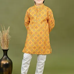 BT DEZINES Boys Bandhani Printed Kurta with Pyjama-image-93
