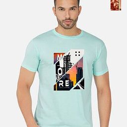 GLOBAL NOMAD Men 2 Printed Bio Finish Applique T-shirt-image-53