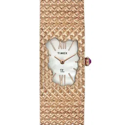 Timex Women Mother of Pearl Dial & Stainless Steel Bracelet Style Straps Analogue Watch-23