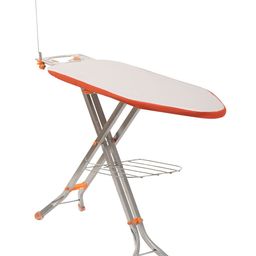 Kuber Industries Set Of 2 Peach-Coloured Adjustable & Foldable Iron Stand image 5