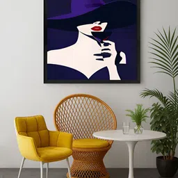 999Store Blue & Off White 1 Piece Canvas Other Wall Paintings-image-71