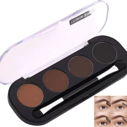4 Color eyebrow powder cake Palette With Brush 4 g-5