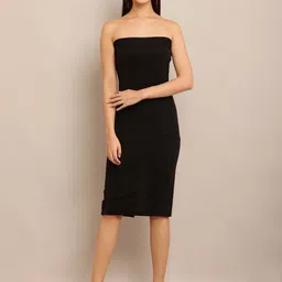 Moda Rapido Off-Shoulder Sheath Knee Length Dress-picture-12