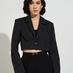 People Women Longline Open Front Jacket-35