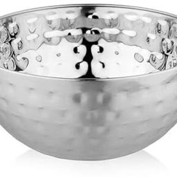 Stainless Steel Decorative Bowl Hammered Stainless Steel Offering Bowl-image-5