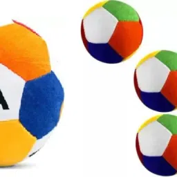 Combo pack of plush soft stuffed toys small ball & football- 25 cm-16