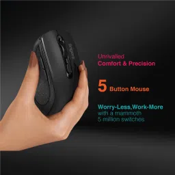 FINGERS SwiftCharge Wireless Ambidextrous Optical Mouse with Bluetooth image 4