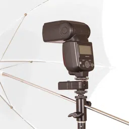 VTS Umbrella Sungun Video Light Clamp/Bracket for Flash/Accepts Hot Shoe Flash Shoe Adapter image 3