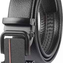 Men Black Artificial Leather Belt-image-72
