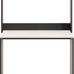 furneaser Qualish Computer Table with Hutch, Workstation WFH Table Desk, Engineered Wood Study Table image 5