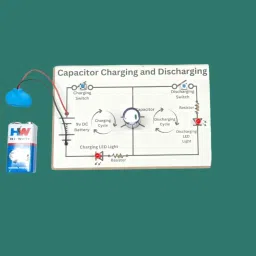 Class 12 DIY Science Kit Charging & Discharging Capacitor Model-19