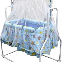babyzon New Born Cozy Smart Crib,Cradle with Swing, Jhula with Mosquito Net image 4