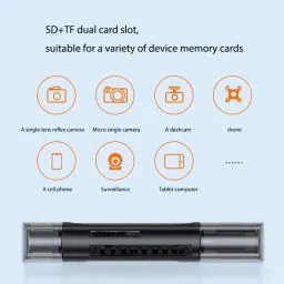 Kay-Joy 4-in-1 USB C USB a Card Reader Dual Slot High Speed Transfer Plug OTG Card Reader image 2