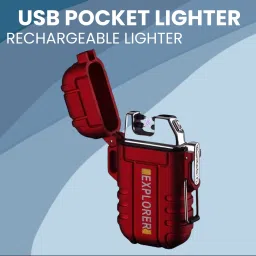 Explorer USB (Cigaratte Lighter)Windproof Flameless ARC Rechargeable LighterD412 Explorer USB (Cigaratte Lighter)Windproof Flameless ARC Rechargeable LighterD412 Pocket Lighter-picture-14