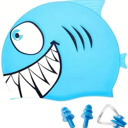 ® Silicone Cute Swim Cap for Kids,Comfortable Swimming Cap Swimming Cap-image-70