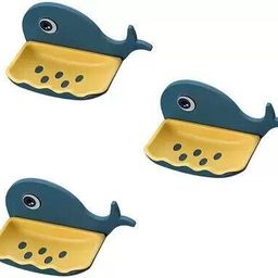 vrdh Fish Shape Cute Adhesive Waterproof Wall Mounted Soap Dish(PACK OF 1)1.395-picture-19