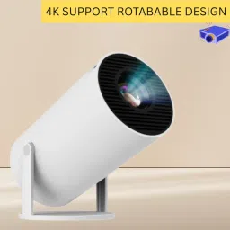 FRONY Mini HD Projector for Home 4KSupport With Built-in App Netflix/Prime/YouTubeW92 (4500 lm / 1 Speaker / Wireless / Remote Controller) Portable Projector-picture-4