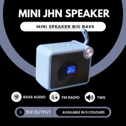 JHN 212 PRO PORTABLE BLUETOOTH SPEAKER MULTICOLOR 5 W Bluetooth Party Speaker image 4