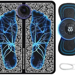 Combo Foot Massager and Butterfly - Pain Relief Wireless Portable Folding with-image-31