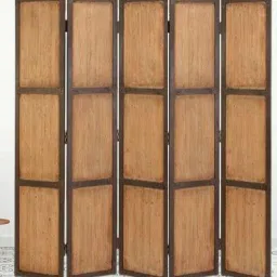 shilpi Brown Mango Wood Romonov And Mdf Handmade Room Dividers (Set Of 5)-picture-18