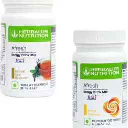 Afresh Energy Drink Mix - Tulsi Flavor & Lemon For Weight Loss Energy Drink-image-59