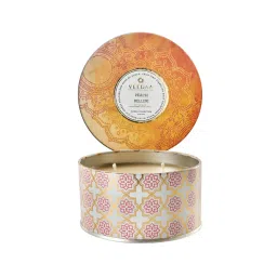 Veedaa Peach Bellini 3 Wick Tin Scented Candle-picture-31