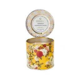 Veedaa Marsala Geranium And Musk Mason Tin Scented Candle-picture-24