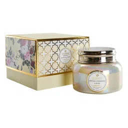 Veedaa Marsala Geranium And Musk Macaron Glass Scented Candle-picture-3