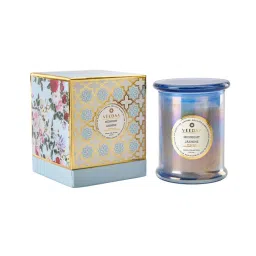 Veedaa Midnight Jasmine Danube Glass Scented Candle-picture-21