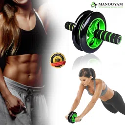 Double-wheeled dominal Cross-fit Gym Equipment for Body Building Fitness Ab Exerciser-image-11