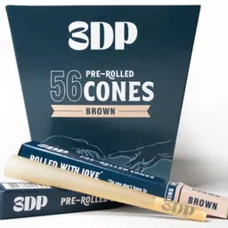 3dp PRE ROLLED CONES BROWN KING SIZE 109mm 13 gsm Transparent Paper-picture-20